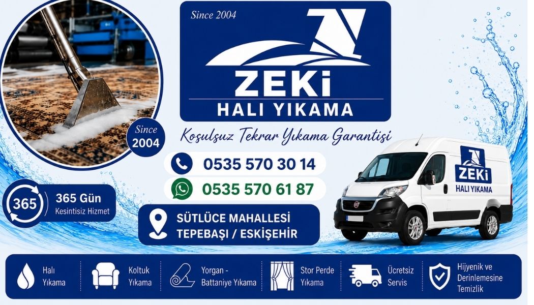 Tepebaşı Sütlüce Mahallesi halı yıkama 